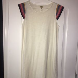 Crochet Arm T-shirt Dress